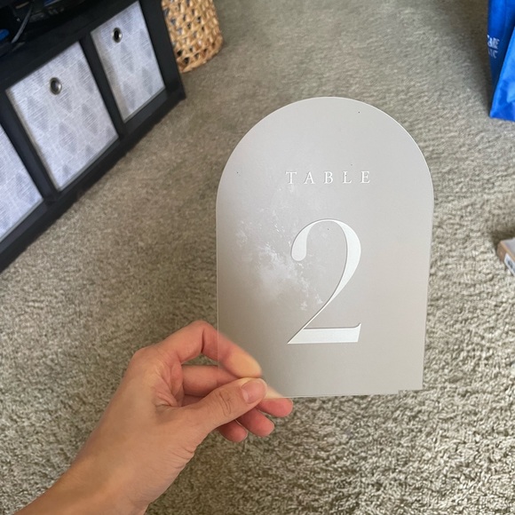 Table numbers (1-15) - Picture 6 of 6